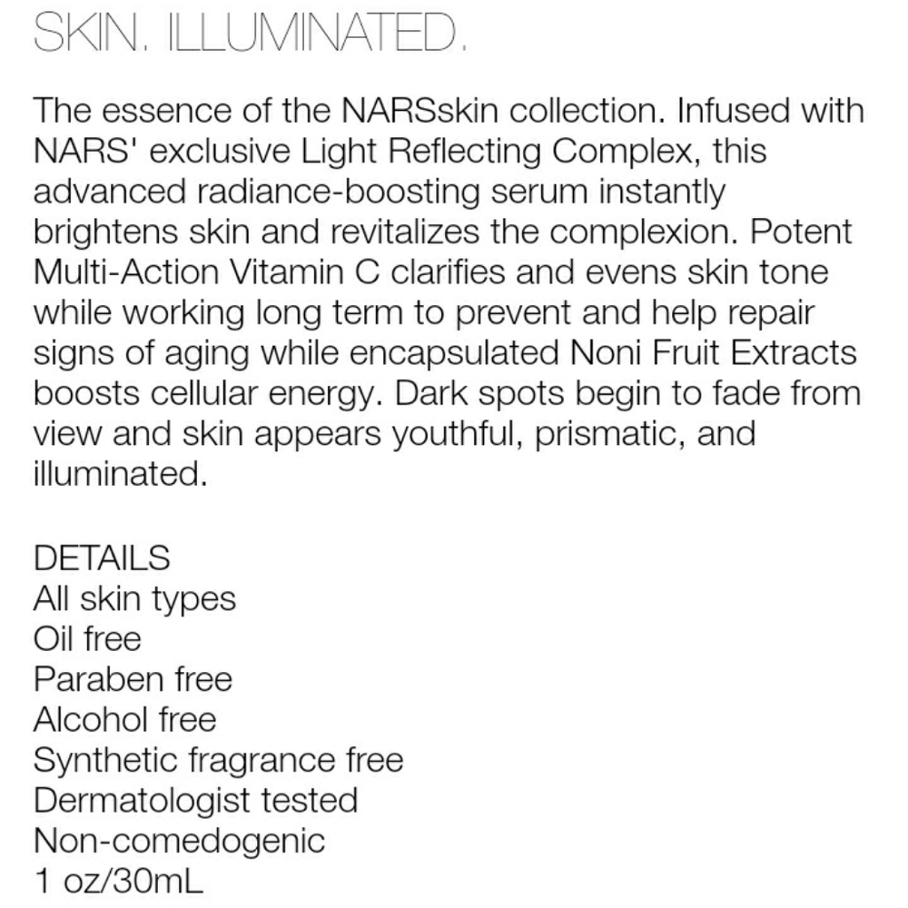 NARS Optimal Brightening Concentrate Serum Vitamin C Algae Plankton - Picture 10 of 10